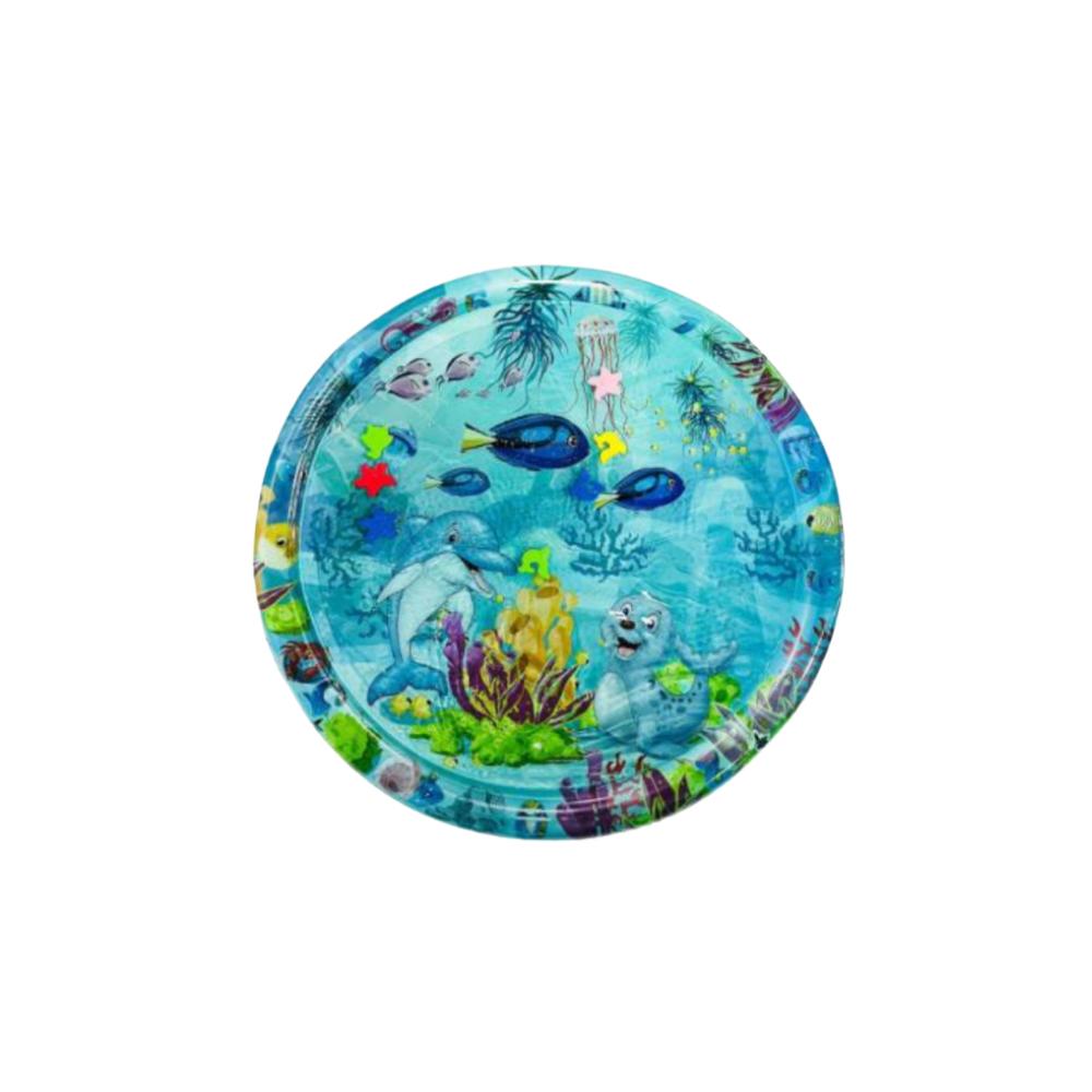 Premium Tummy Time Water Play Mat for Babies – Inflatable Sensory Activity Mat for Infants and Toddlers Aged 3–24 Months – Baby Toy for Muscle Development, Marine Animal Design, BPA-Free, 4 Styles Kids