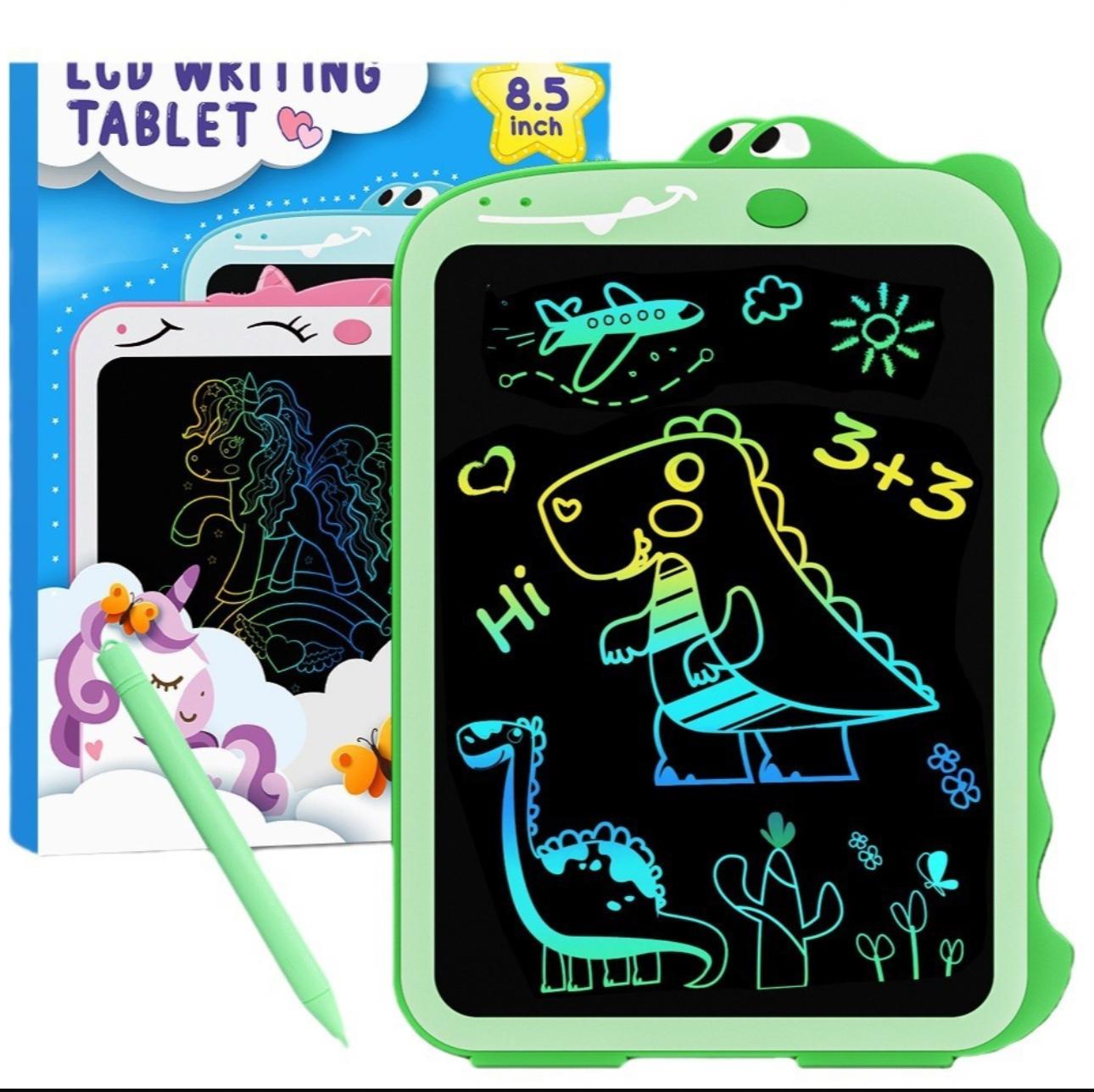 🦄 LCD Writing Tablet for Kids – 8.5 Inch Colourful Drawing Board – Unicorn Design – Erasable, Lightweight & Travel-Friendly Toy – Gift for Girls & Boys Age 3–7