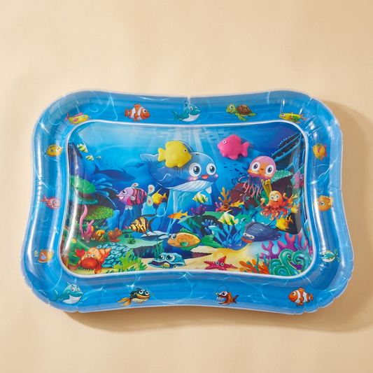 Tummy time water play mat for babies