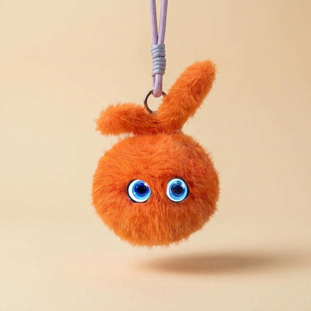 Mini AI Buddy talking plush keychain