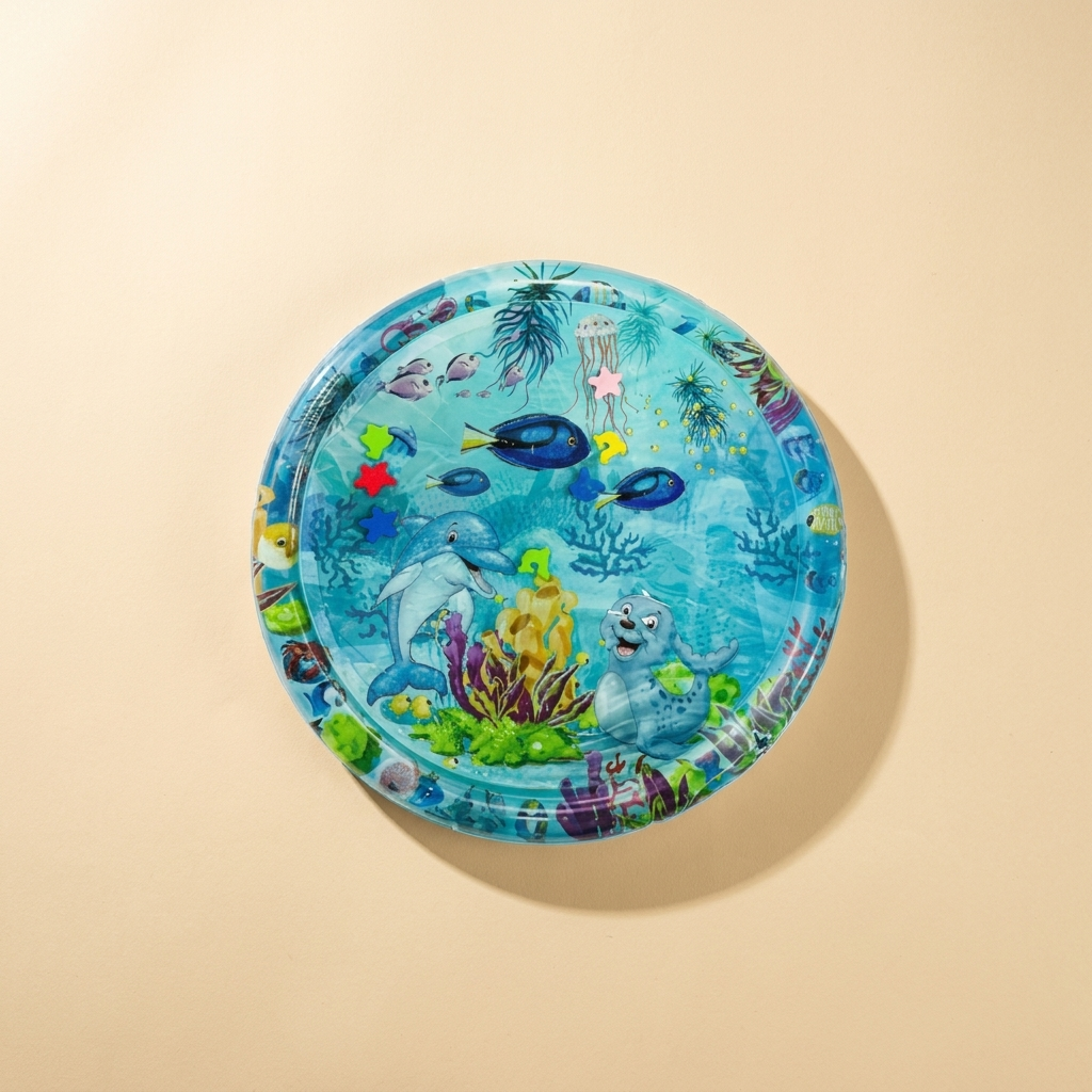 Tummy time water mat – Round
