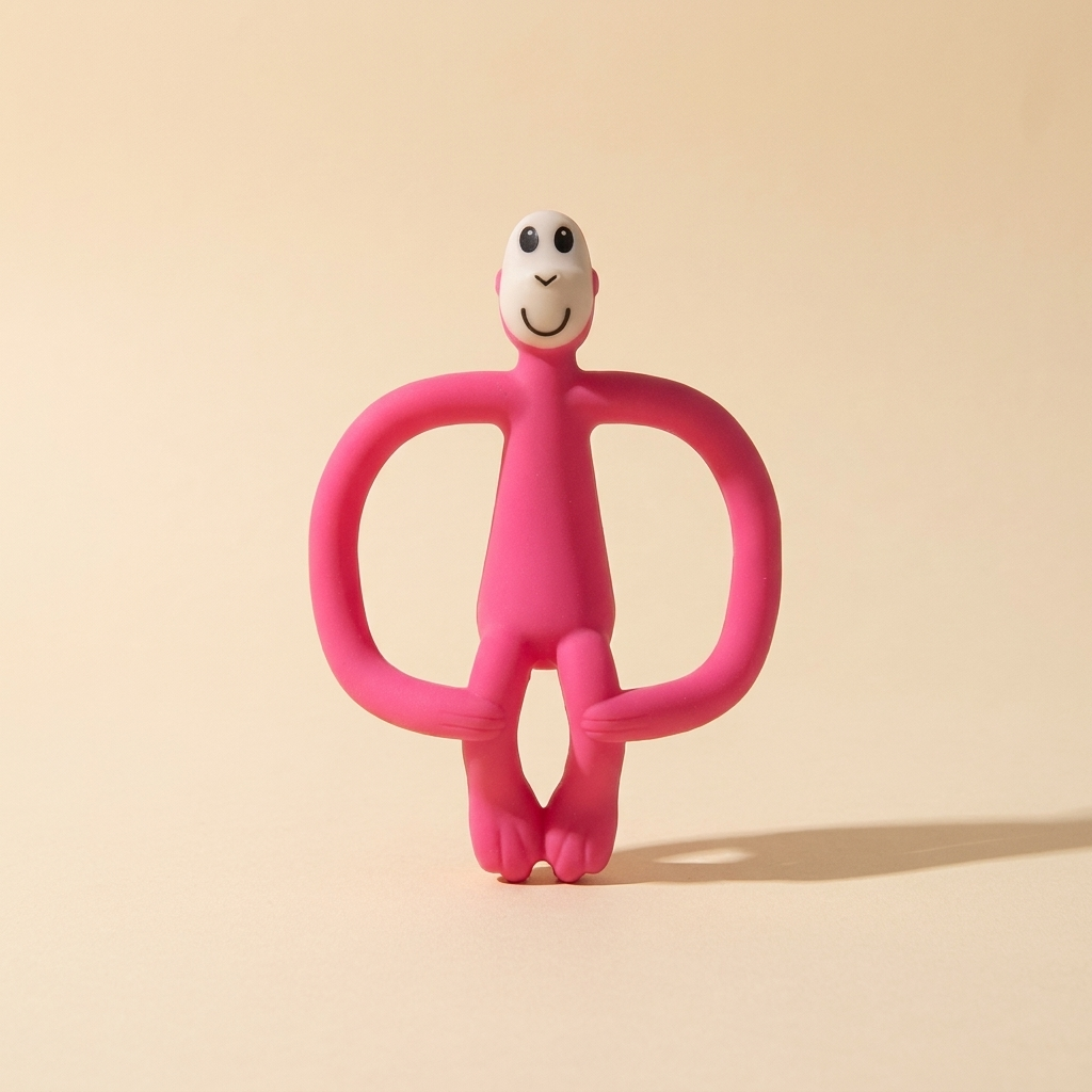 Monkey teether – Pink